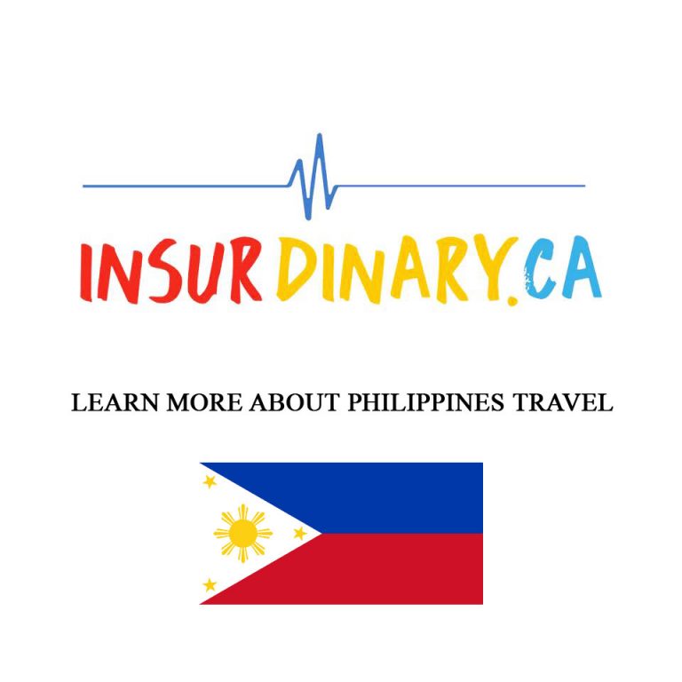 Philippines Travel Insurance Insurdinary