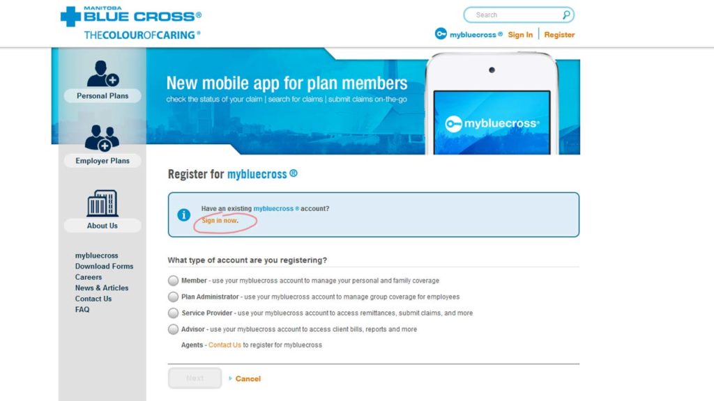 blue cross travel insurance broker login