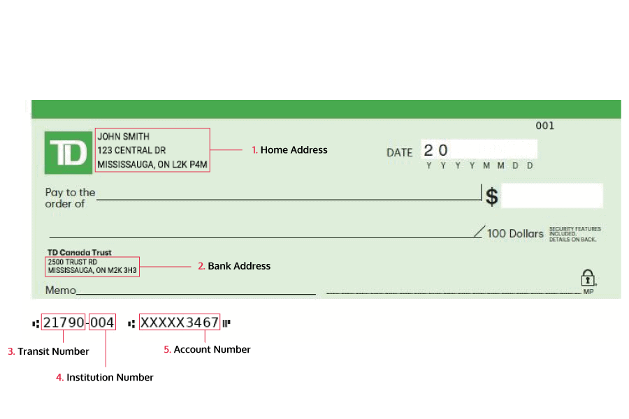Td Bank Canada Routing Number